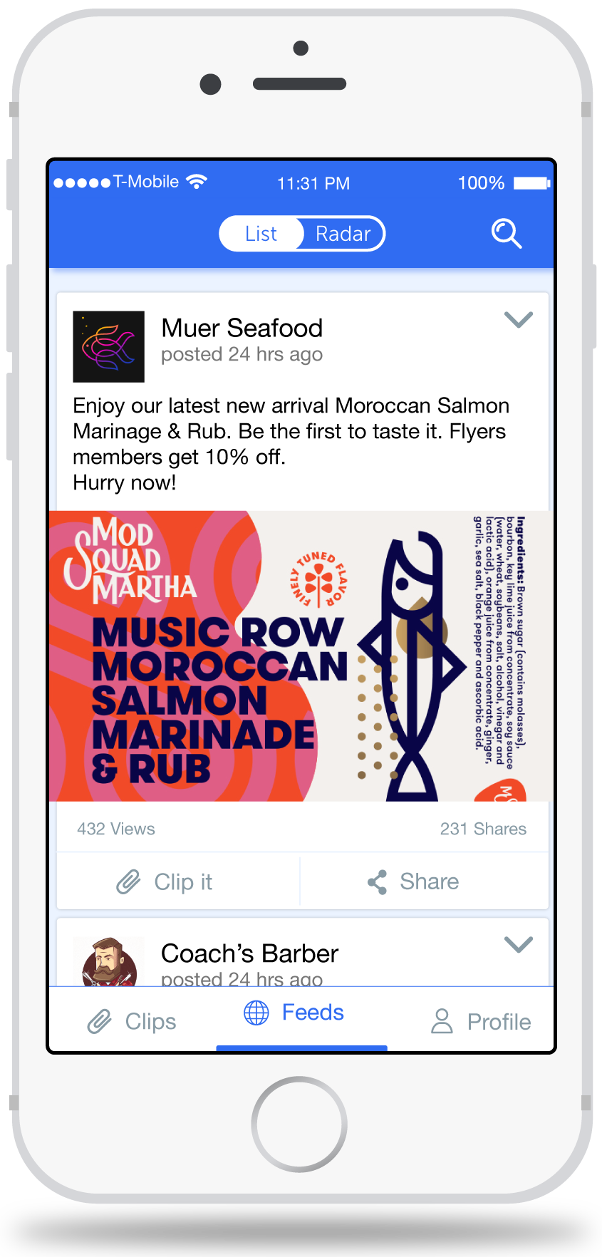 View Ads in your proximity